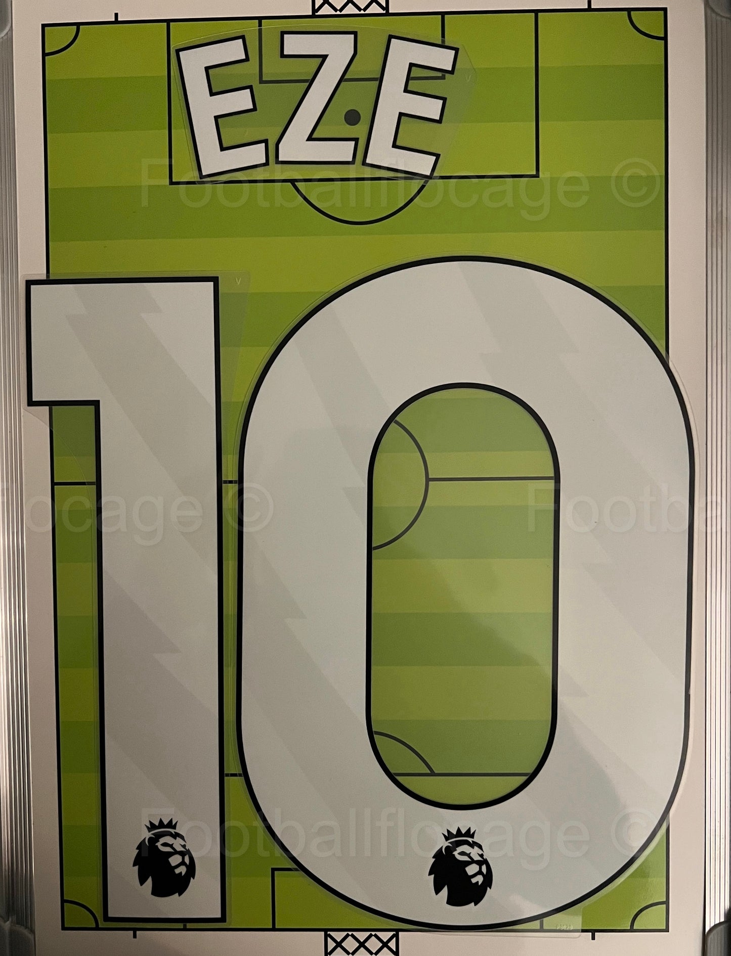 Flocage officiel EZE #10 Arsenal 2025 2026 Domicile extérieur