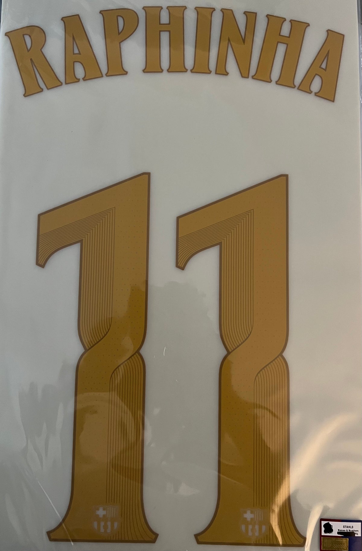 Flocage Nameset Officiel RAPHINHA #10 2026 2027 FC Barcelone Domicile Home Version UCL
