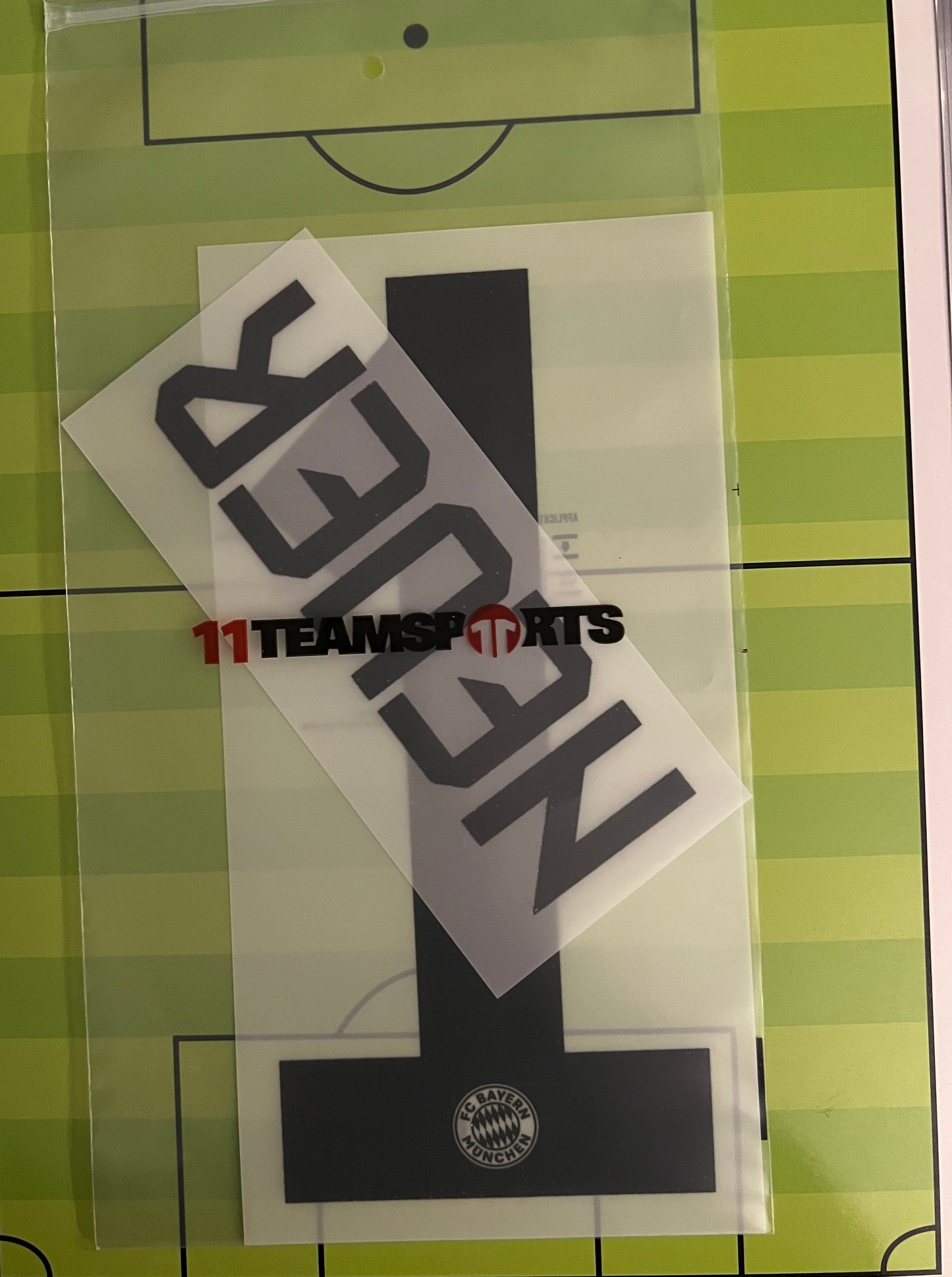 Flocage Officiel NEUER #1 Extérieur Away 2025 2026 Bayern Munich