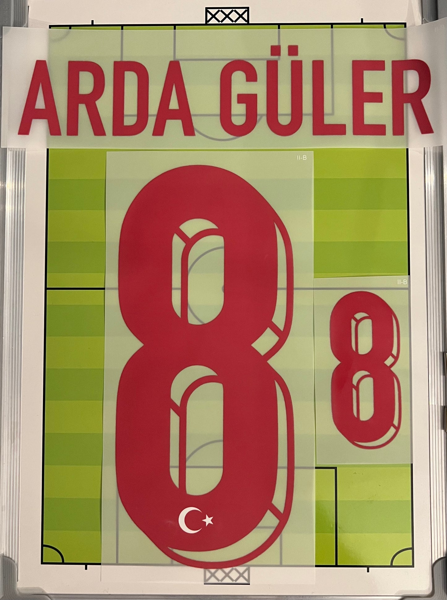 Flocage Nameset ARDA GÜLER #8 – Turquie (Türkiye) Extérieur – Away Coupe du Monde 2026