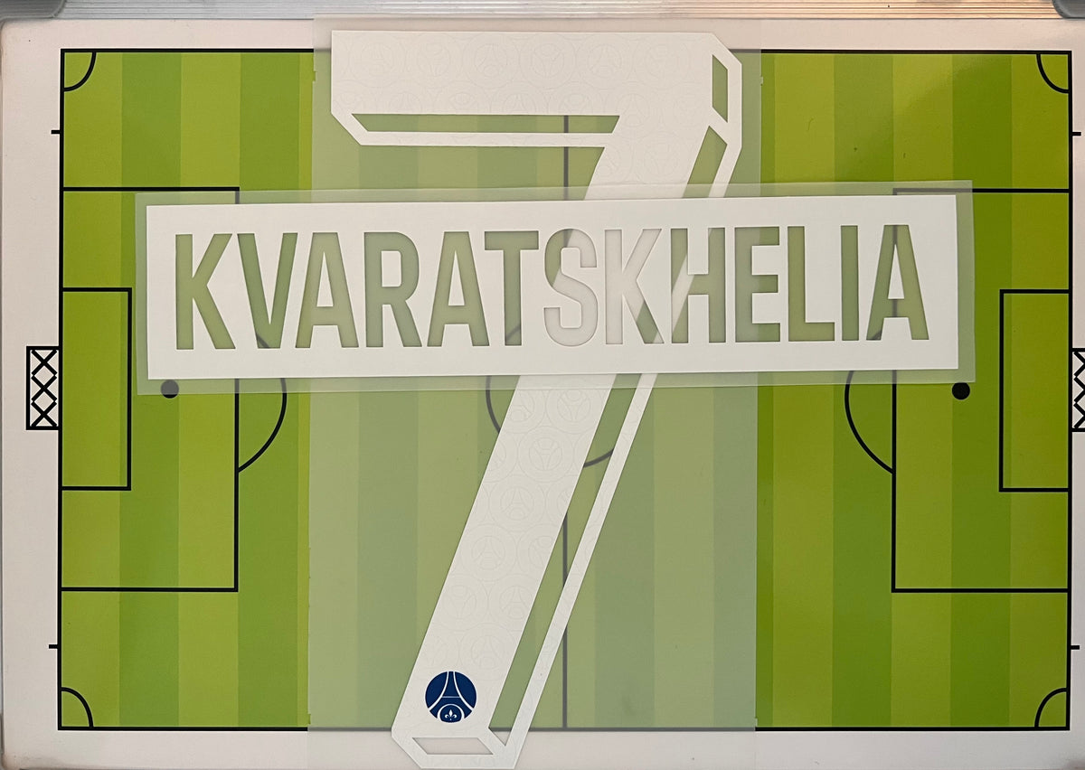 Flocage Nameset Officiel Kvaratskhelia #7 Paris 2026/27 Home CUP Champions league (C1) PSG