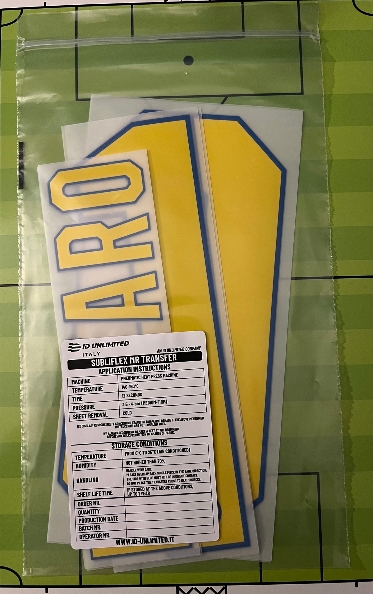 Flocage Nameset Officiel LAUTARO MARTINEZ #10 Inter Milan Third 2026/27 UCL C1 Champions league