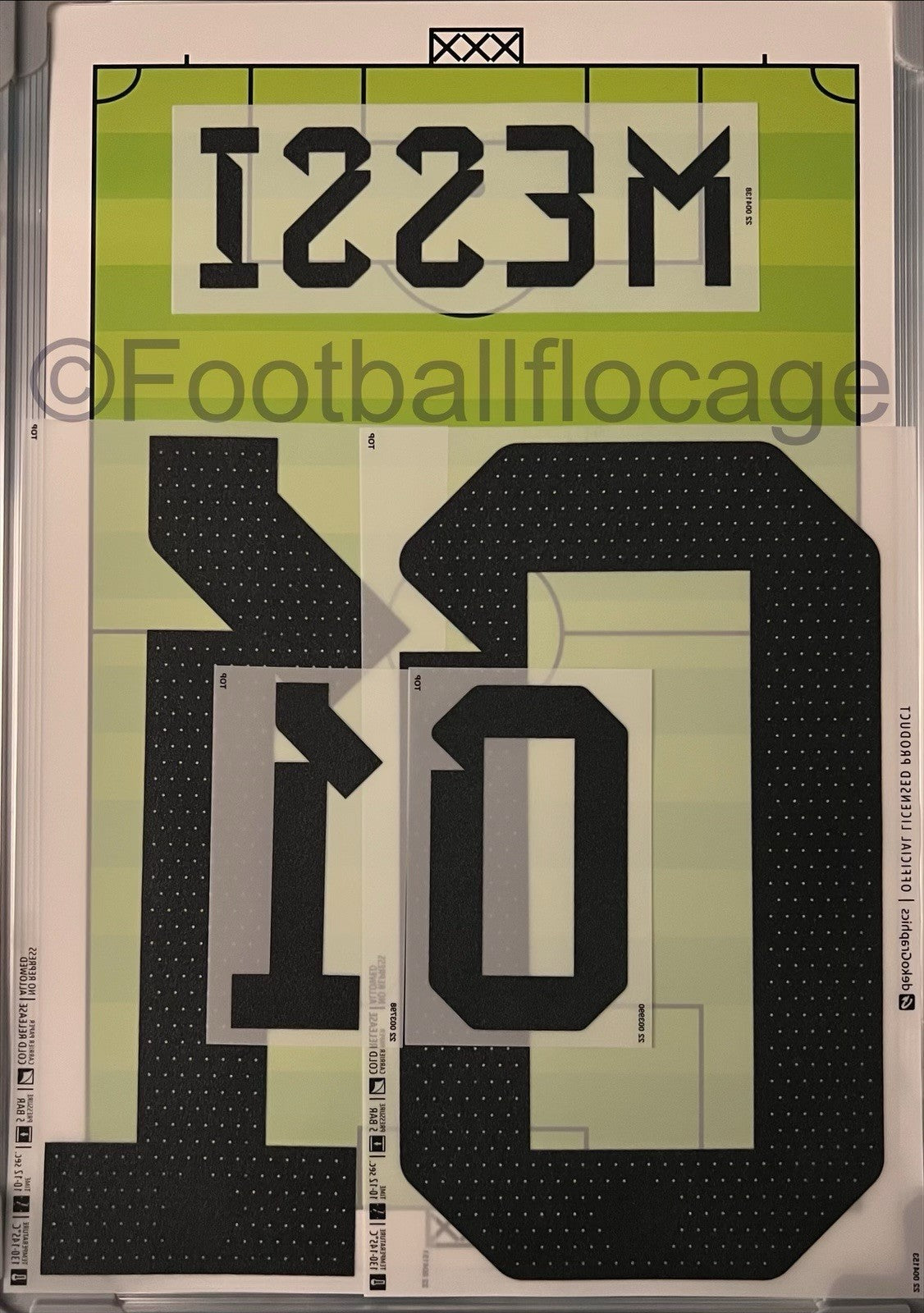 Flocage Nameset Officiel Messi #10 Argentine Argentina 2 Étoiles World Cup 2022