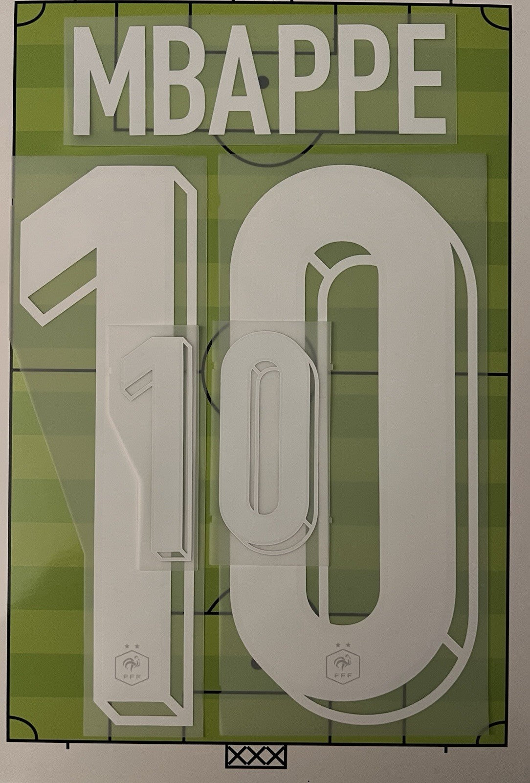Flocage Nameset Officiel MBAPPÉ #10 France Domicile Home 2024 2026