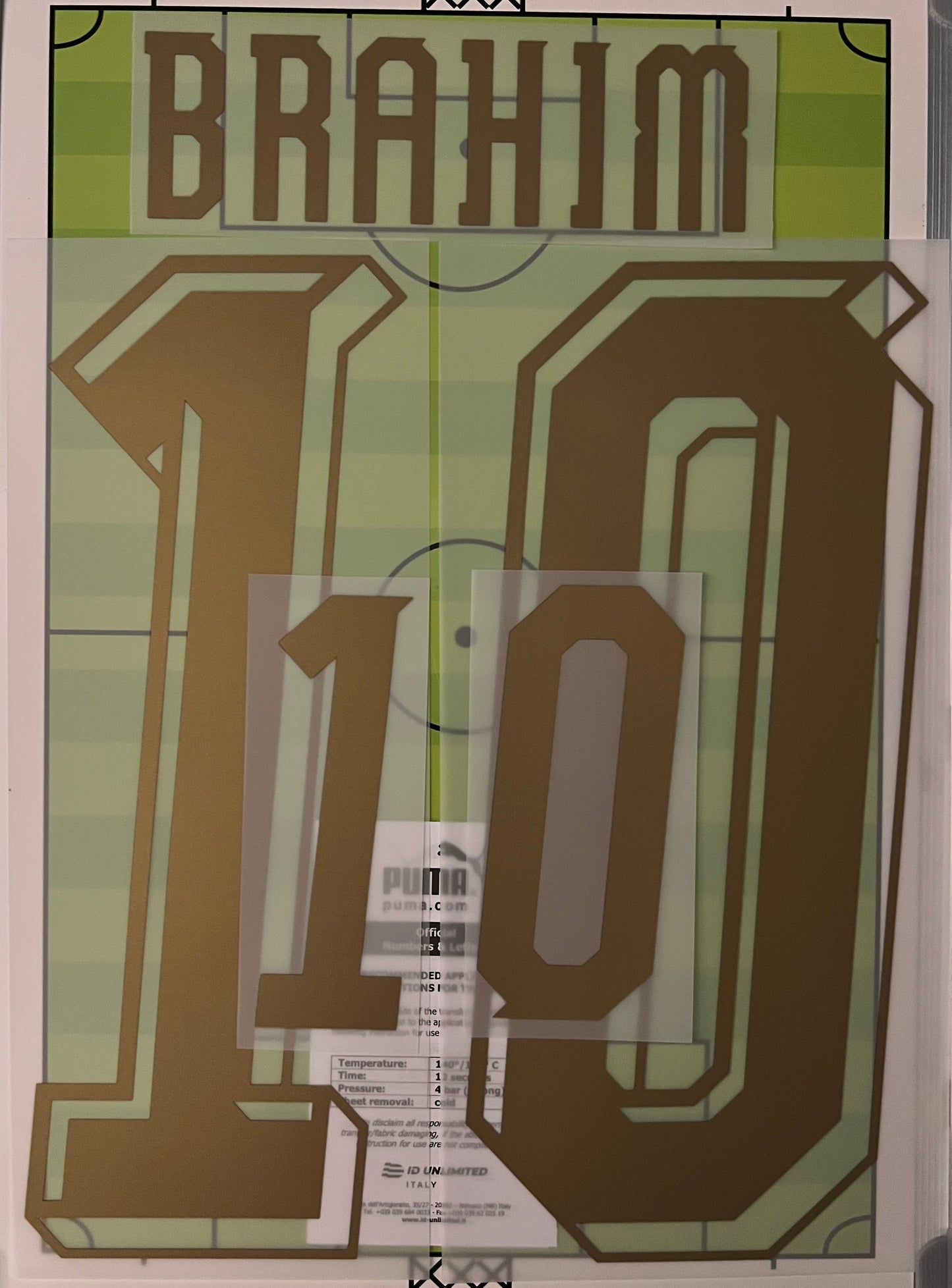 Flocage Nameset Officiel BRAHIM #10 Maroc 2026 Home Domicile – Morocco Coupe du Monde 2026