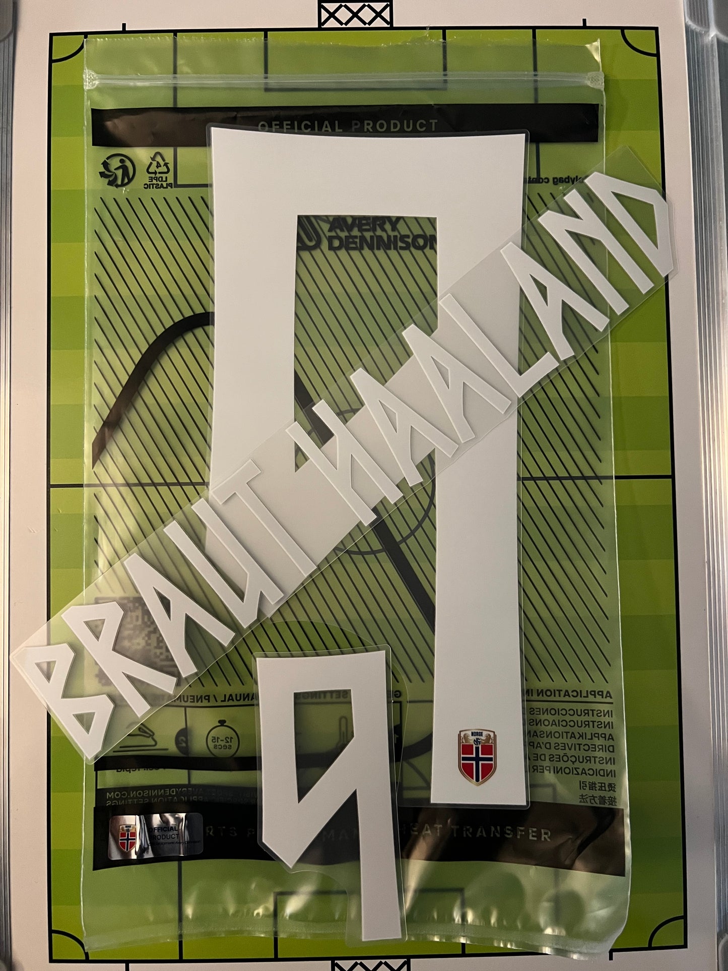 Flocage Nameset Officiel BRAUT HAALAND #9 – Norvège Home Domcile 2026 World Cup 2026 kit print