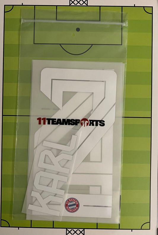 Flocage Name Number Officiel KARL #42 Domicile Bayern Munich 2025 2026