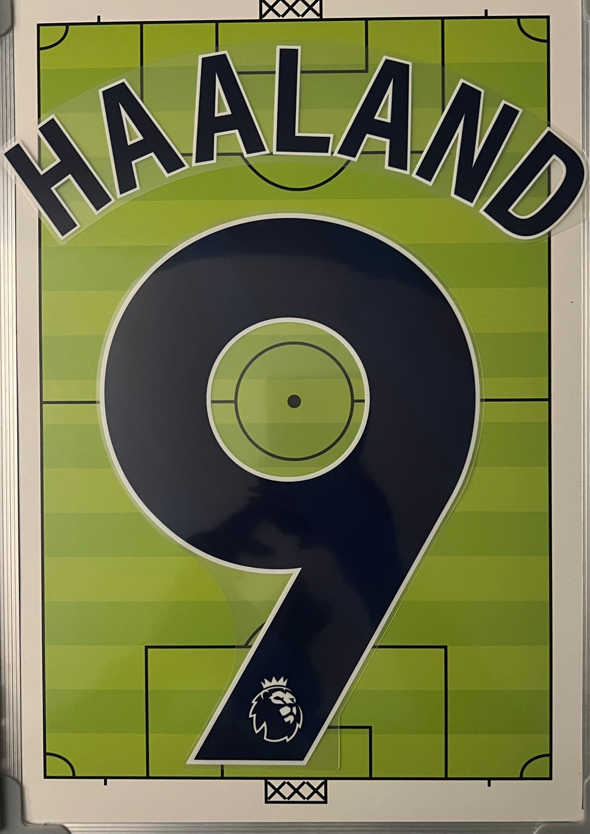 Flocage Nameset Officiel HAALAND #9 Manchester City 2026 2027 THIRD