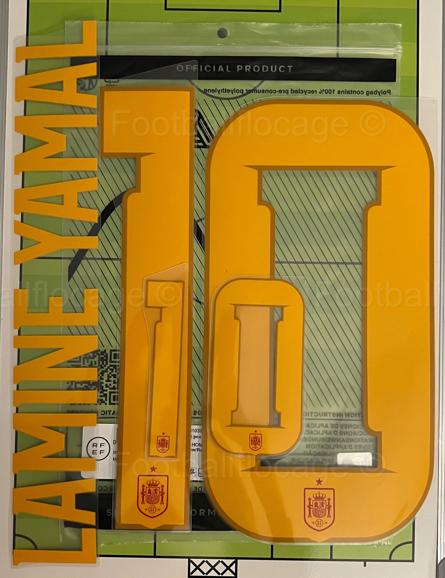 Flocage Nameset Officiel Lamine Yamal #10 Espagne Spain 2026 Home Domicile world cup 2026 / coupe du monde 2026