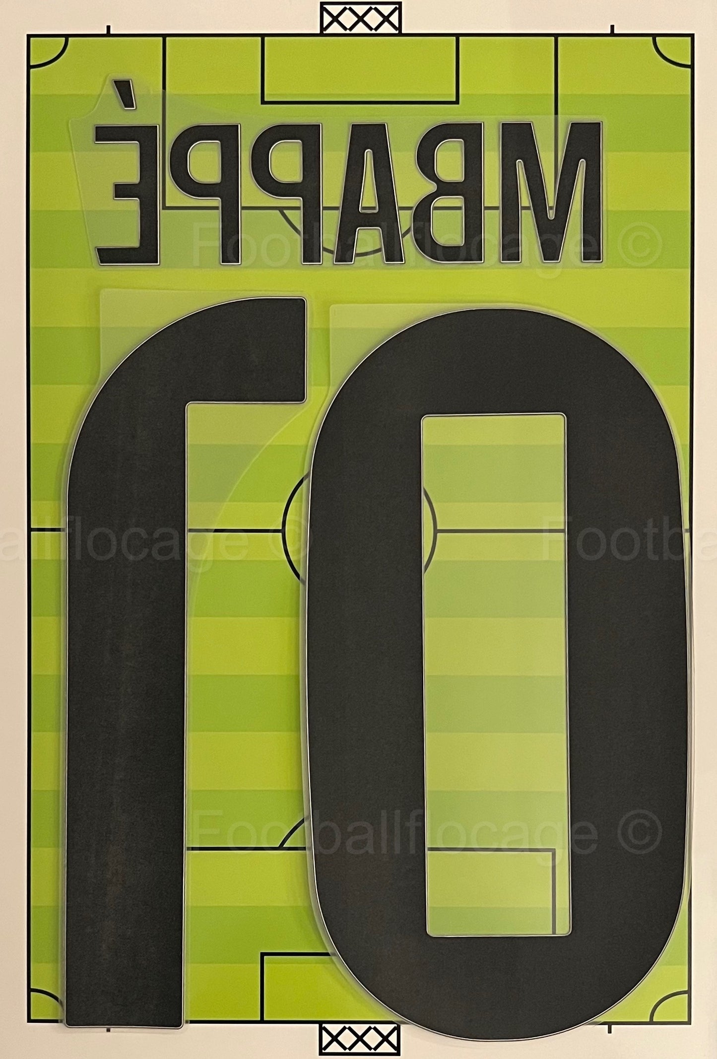 Flocage Nameset Print Officiel Mbappé #10 Real Madrid 2025 2026 Home Domicile