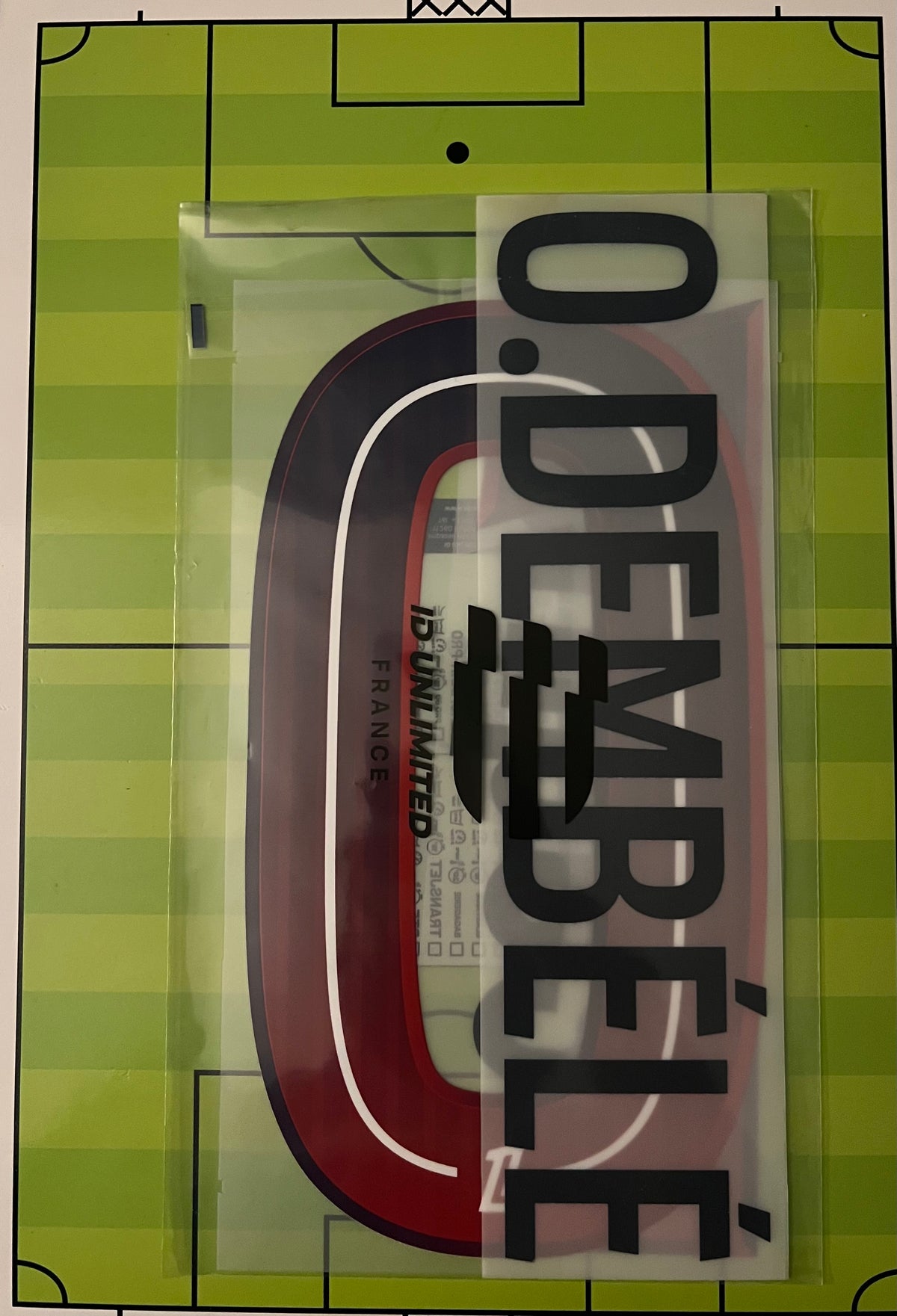 Flocage Nameset Officiel Dembelé #10 Paris 2026/27 away extérieur PSG version ligue 1