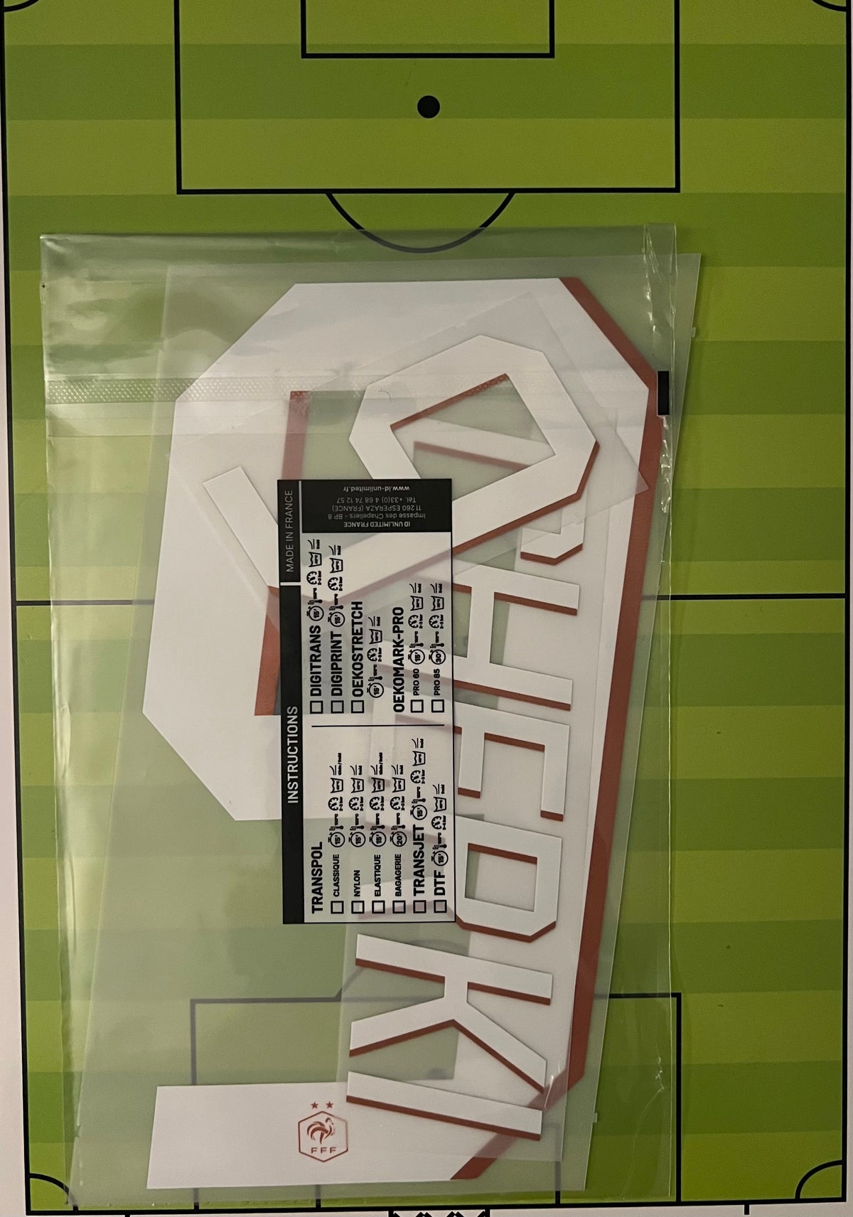 Flocage Nameset Officiel CHERKI #9 – France Domicile (home) Coupe du Monde 2026