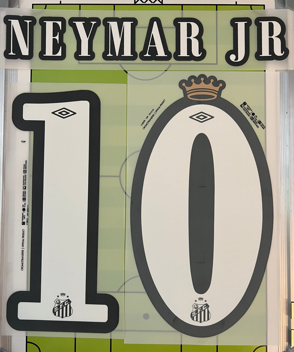 Flocage Nameset Officiel NEYMAR #10 Santos FC Away extérieur  2026 2027