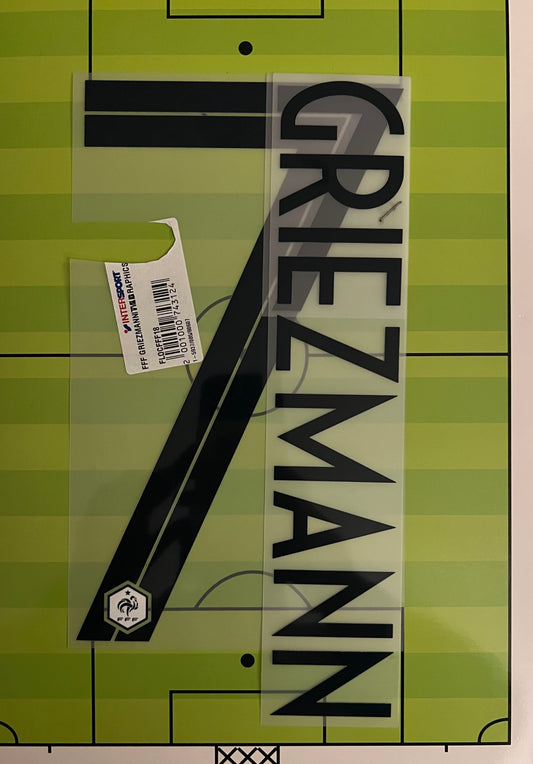 Flocage Retro Officiel #7 Griezmann France  1 Étoile Extérieur 2018