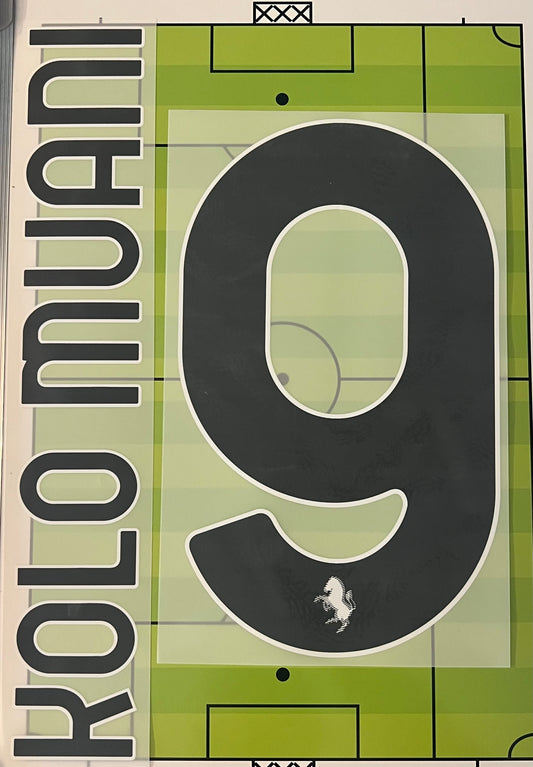 Flocage NamesetOfficiel Kolo Muani #9 Juventus Extérieur Away 2026/2027