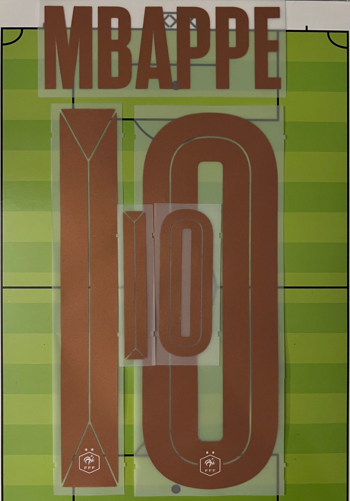 Flocage Nameset Officiel MBAPPE #10 – France extérieur (away) Coupe du Monde 2026