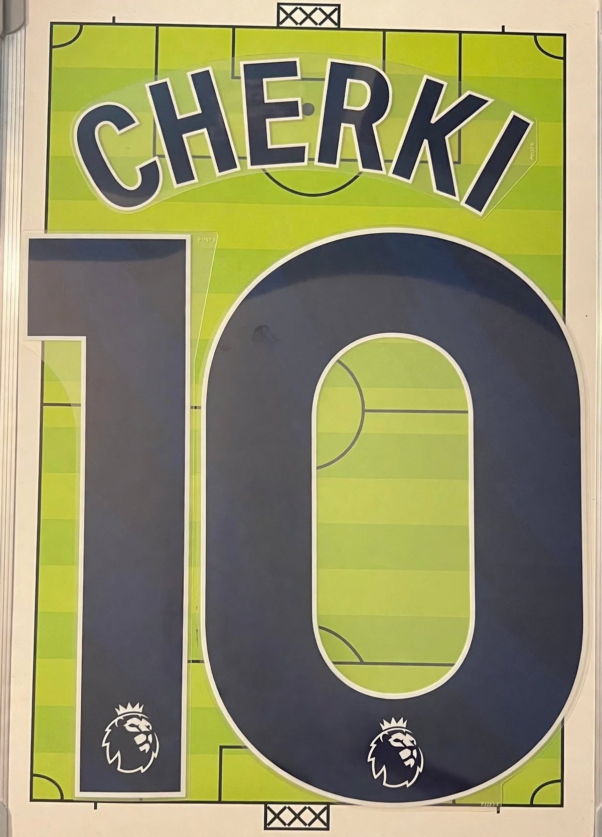 Flocage Nameset Officiel CHERKI #10 – Manchester City Third 2026/2027