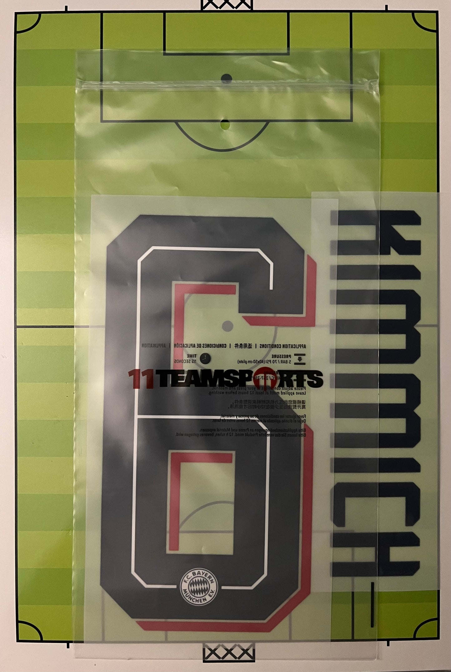 Flocage Nameset Officiel KIMMICH #6 – Bayern Munich Extérieur Away 2026/2027