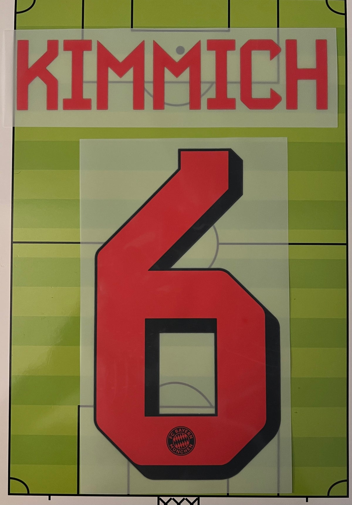 Flocage Nameset Officiel KIMMICH #6 Bayern Munich Third 2026/27 Champions League