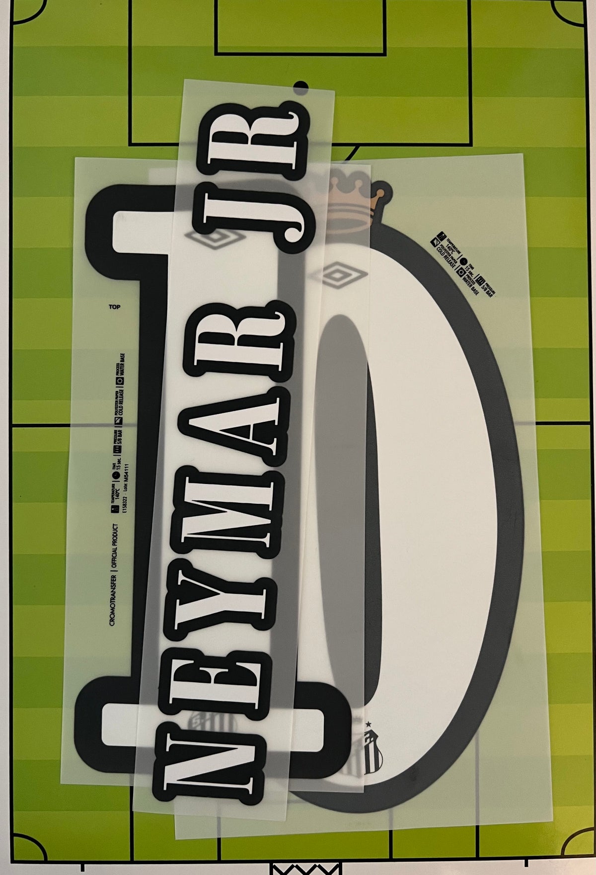 Flocage Nameset Officiel NEYMAR #10 Santos FC Away extérieur  2026 2027