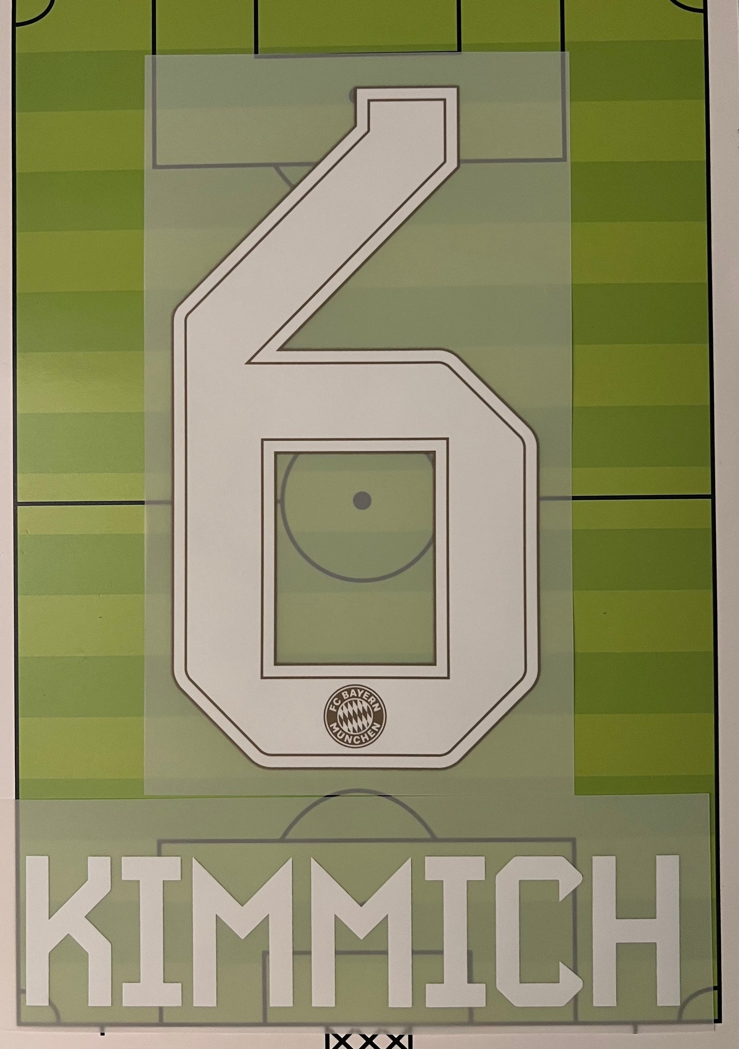 Flocage Nameset Officiel KIMMICH #6 Bayern Munich Domicile Home 2026/2027