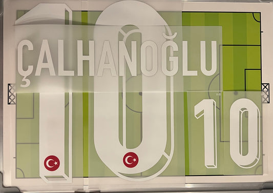 🔥 Flocage Nameset Hakan Çalhanoğlu #10 – Turquie (Türkiye) Domicile – Coupe du Monde 2026