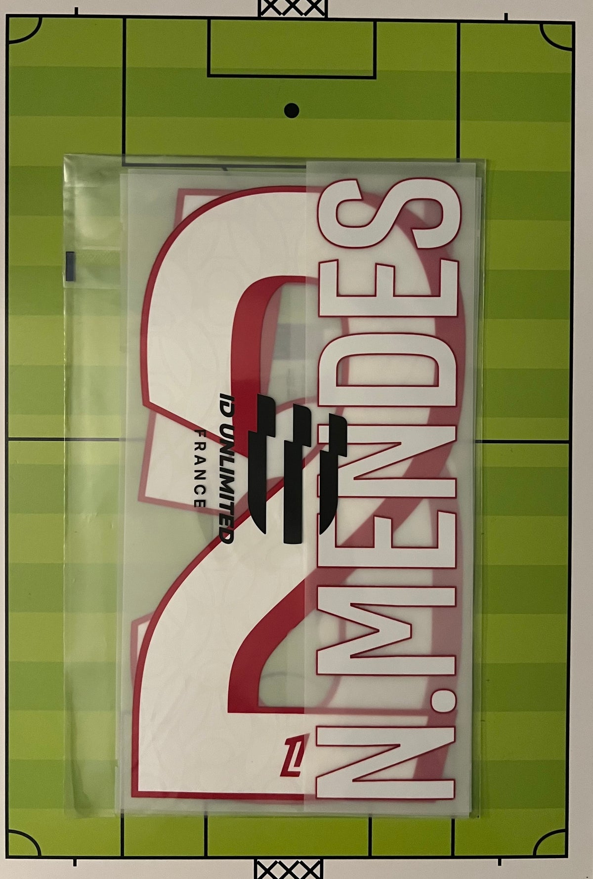 Flocage Nameset Officiel NUNO MENDES #25 Paris 2026/27 Home Domicile PSG version ligue 1