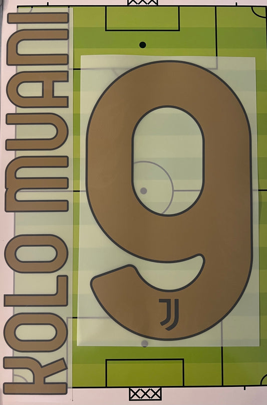 Flocage Nameset Officiel Kolo Muani #9 Juventus Third 2026/2027