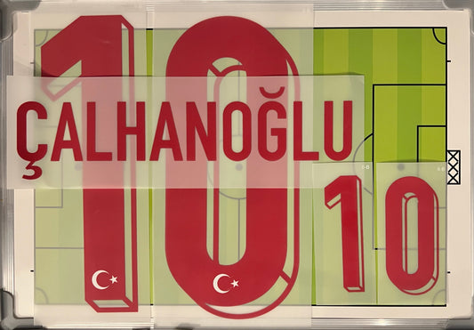 Flocage Nameset Hakan Çalhanoğlu #10 – Turquie (Türkiye) Extérieur – Away Coupe du Monde 2026