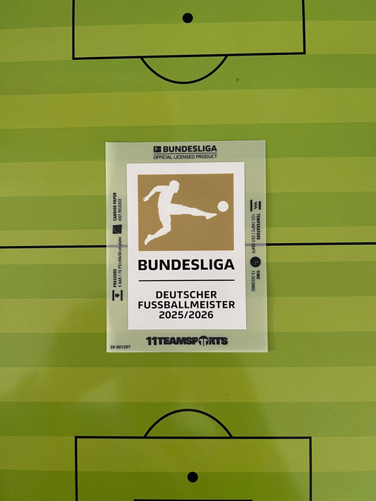 Patch Officiel Sleeve Badge Bundesliga Deutscher Fussballmeister 2025-2026 for Bayern Munich