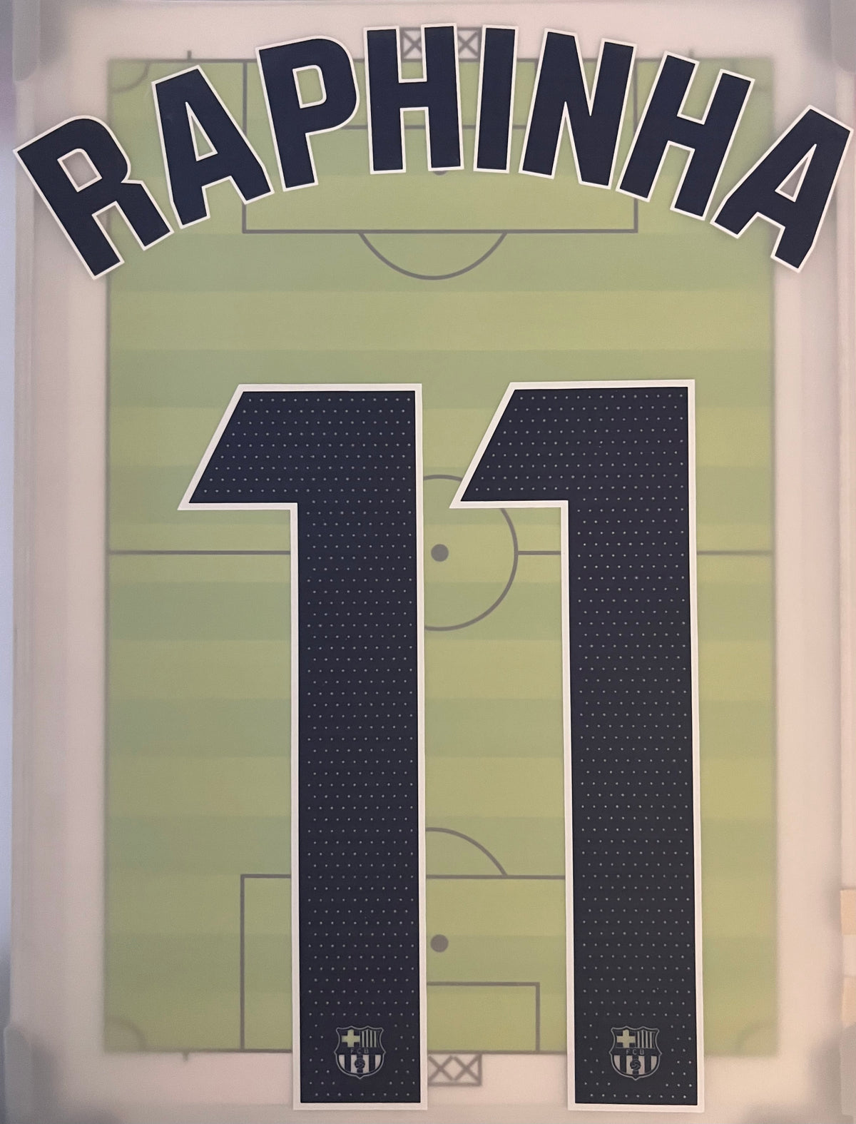 Flocage Nameset Officiel RAPHINHA #10 2026 2027 FC Barcelone Third Version LIGA