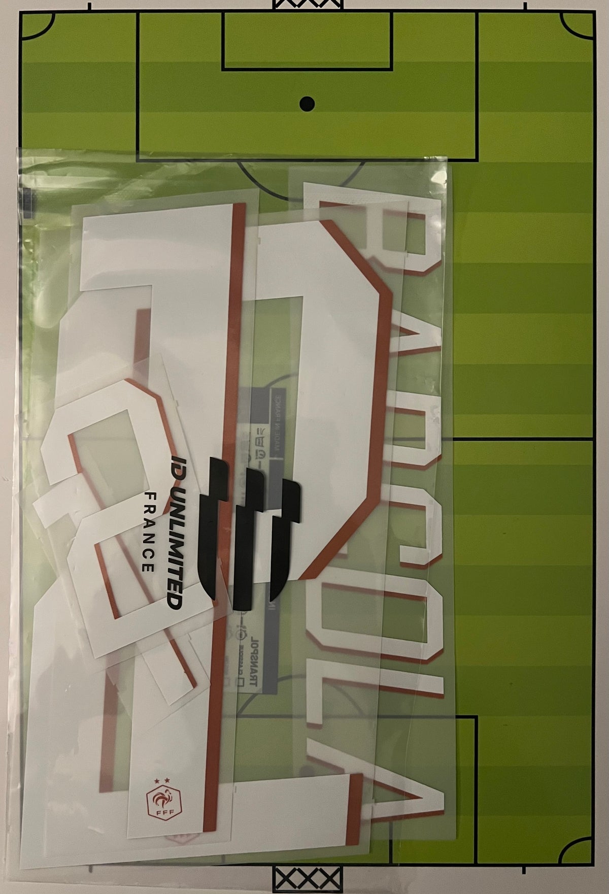 Flocage Nameset Officiel BARCOLA #12 – France Domicile (home) Coupe du Monde 2026