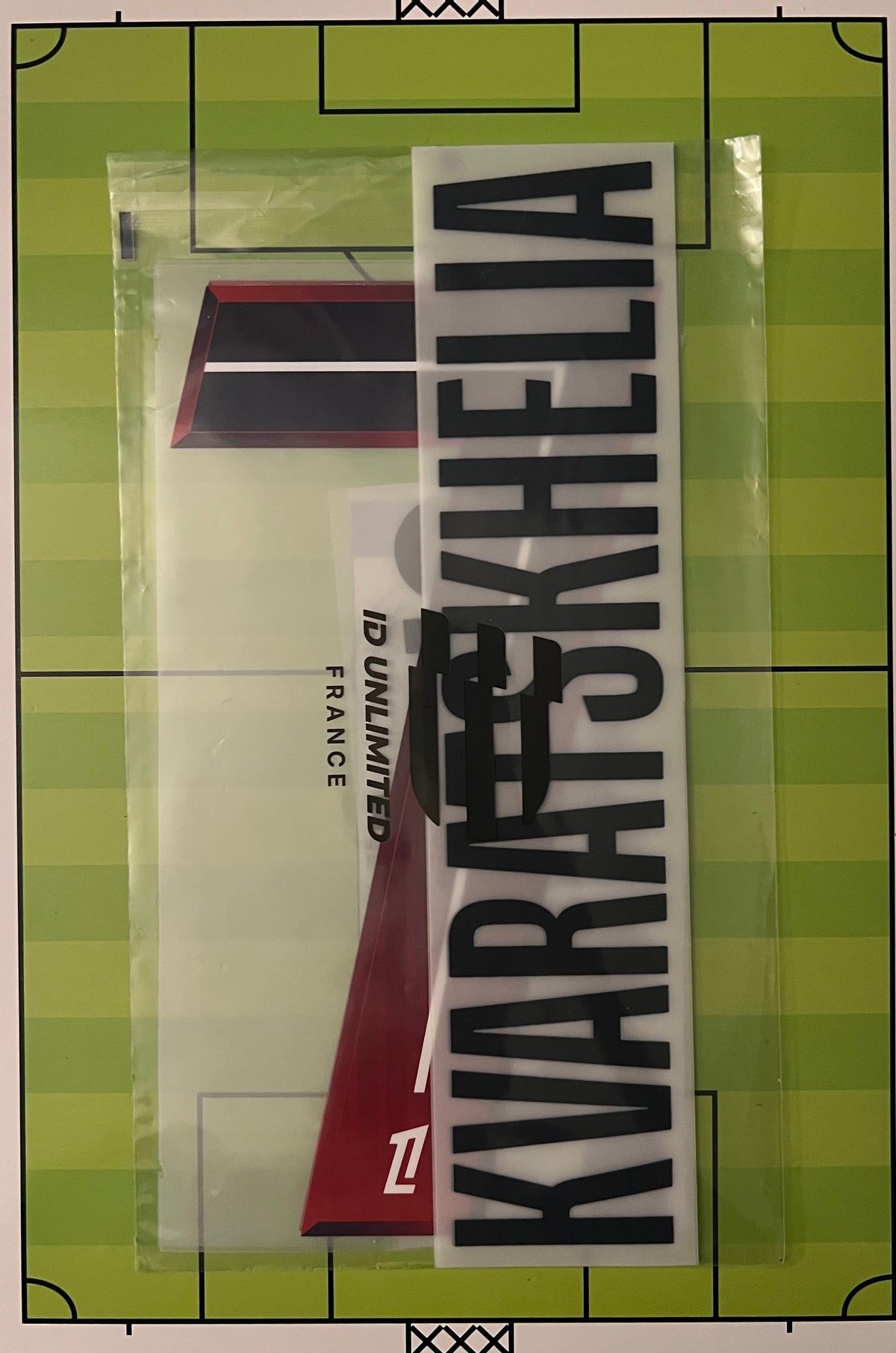 Flocage Nameset Officiel KVARATSKHELIA #7 Paris 2026/27 away extérieur PSG version ligue 1