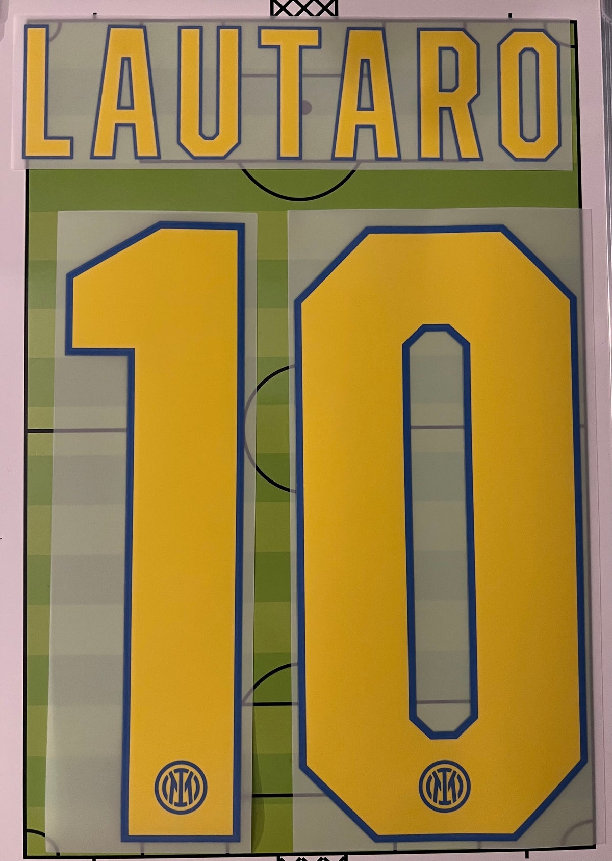 Flocage Nameset Officiel LAUTARO MARTINEZ #10 Inter Milan Third 2026/27 UCL C1 Champions league
