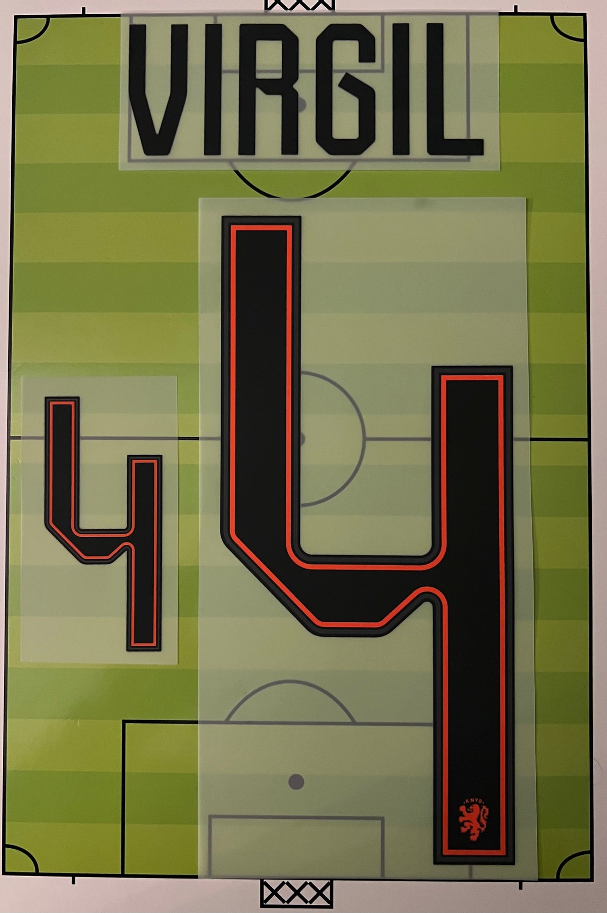 Virgil van Dijk #4 – Flocage Officiel Nederland Pays-Bas | Nameset Oranje Thuisshirt 2026 WK