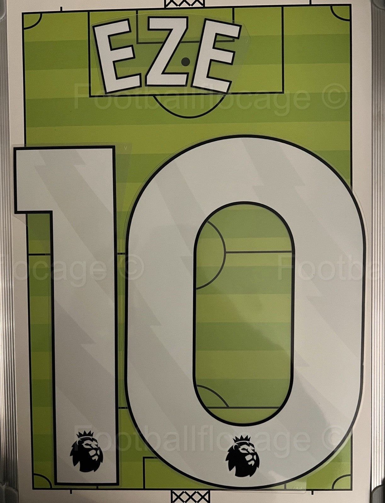 Flocage Nameset Officiel EZE #10 Arsenal 2025 2026 Domicile Home Away