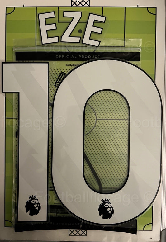 Flocage Nameset Officiel EZE #10 Arsenal 2025 2026 Domicile Home Away