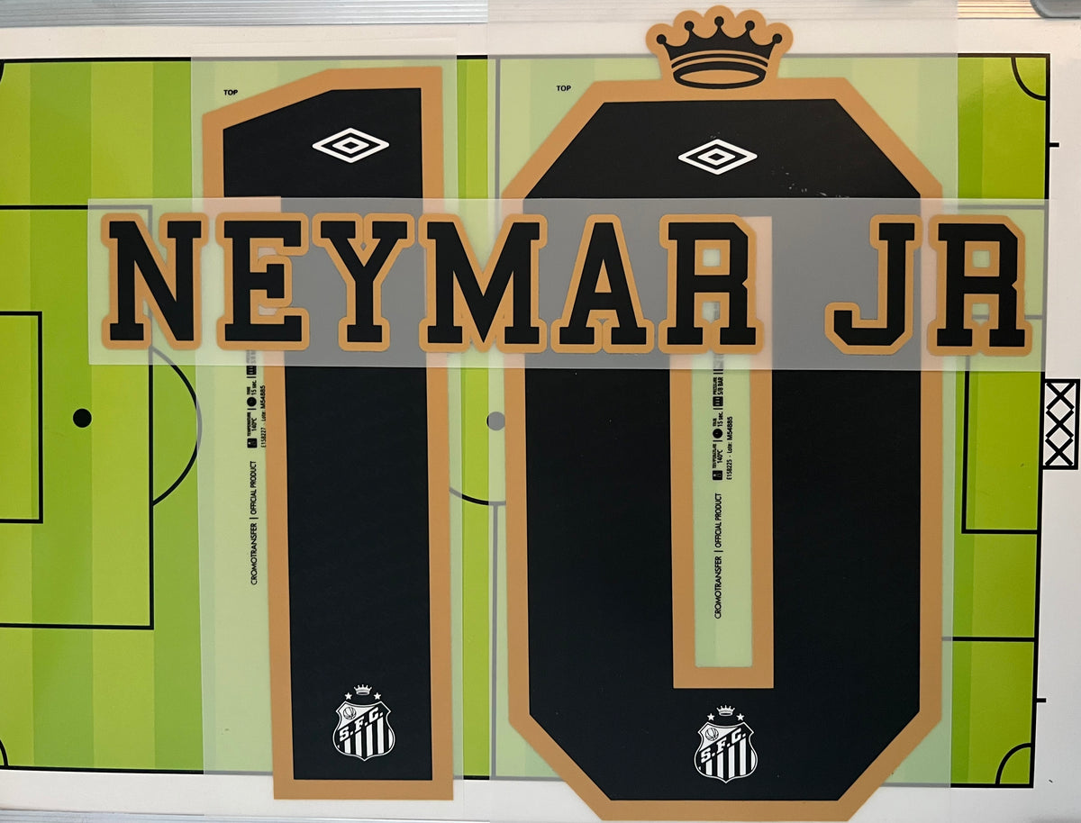 Flocage Nameset Officiel NEYMAR #10 Santos FC  Home Domicile  2026 2027