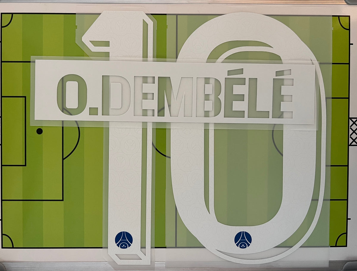 Flocage Nameset Officiel Dembelé #10 Paris 2026/27 Home CUP Champions league (C1) PSG