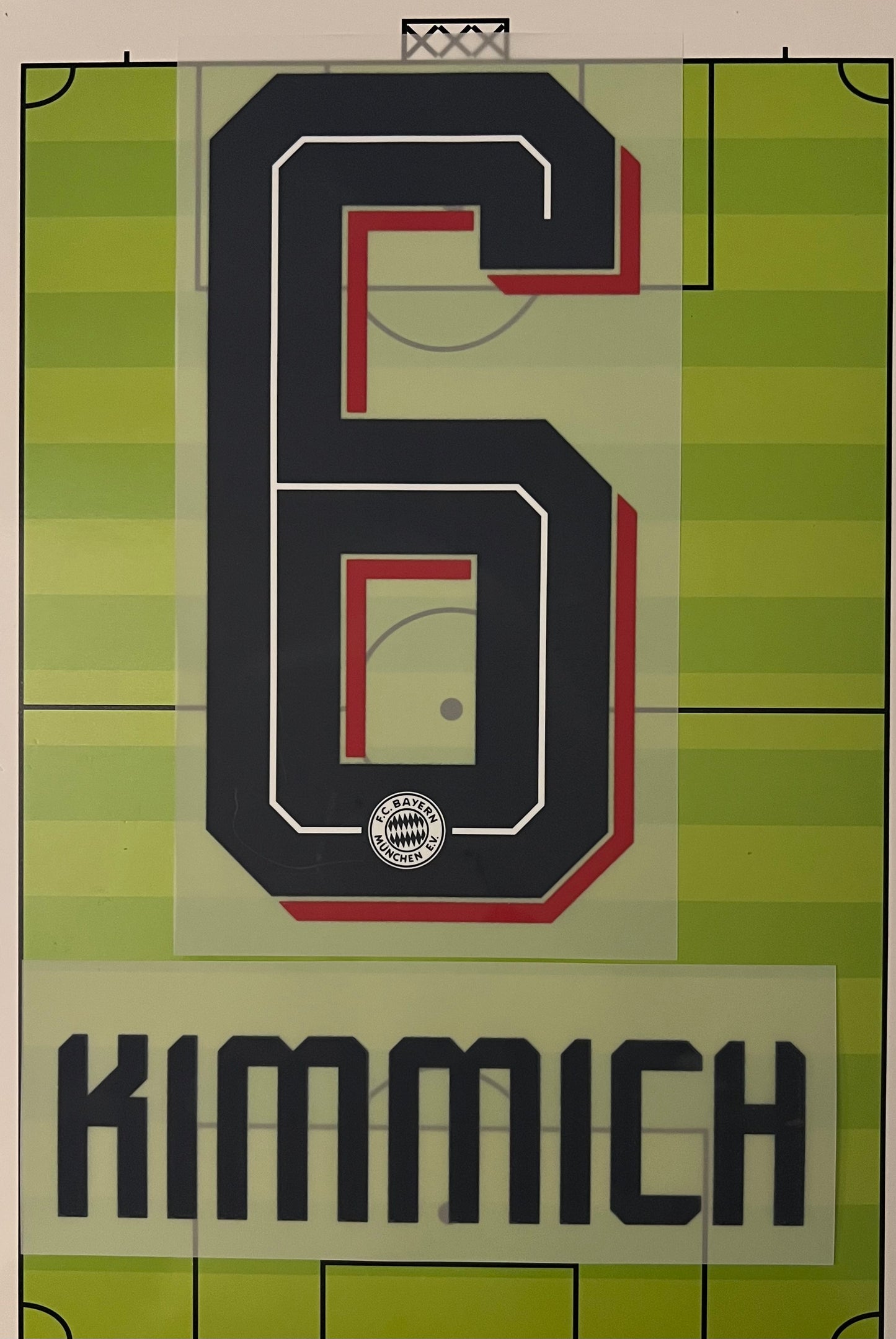 Flocage Nameset Officiel KIMMICH #6 – Bayern Munich Extérieur Away 2026/2027