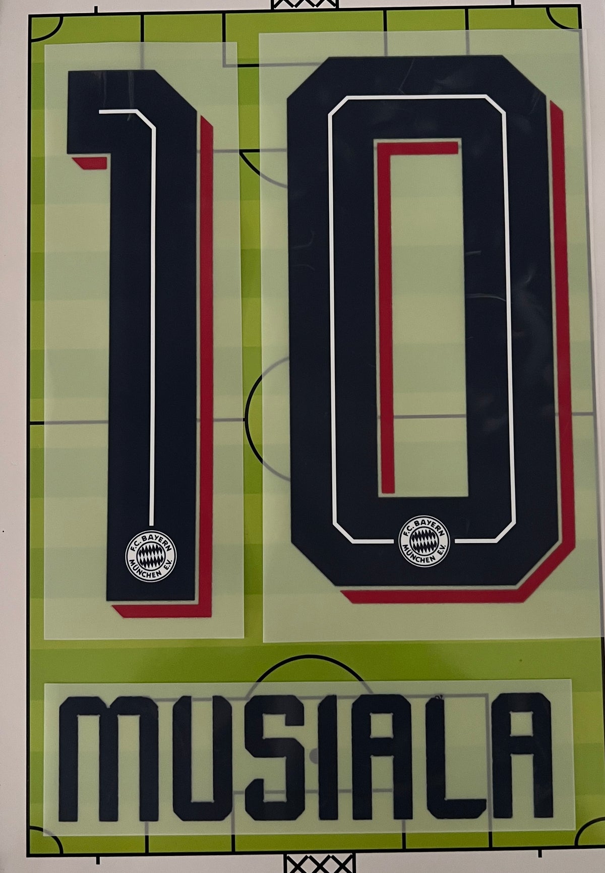 Flocage Nameset Officiel MUSIALA #10 – Away Extérieur  Bayern Munich 2026/2027