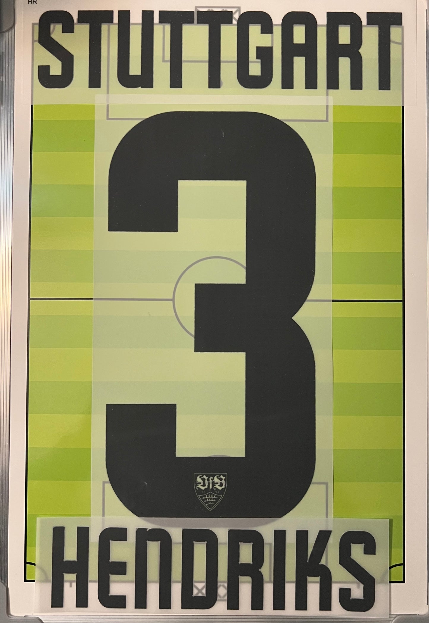 Flocage Officiel Trikot Beflockung STUTTGART 2025/2026 HENDRIK #3 Home  Domicile Nameset