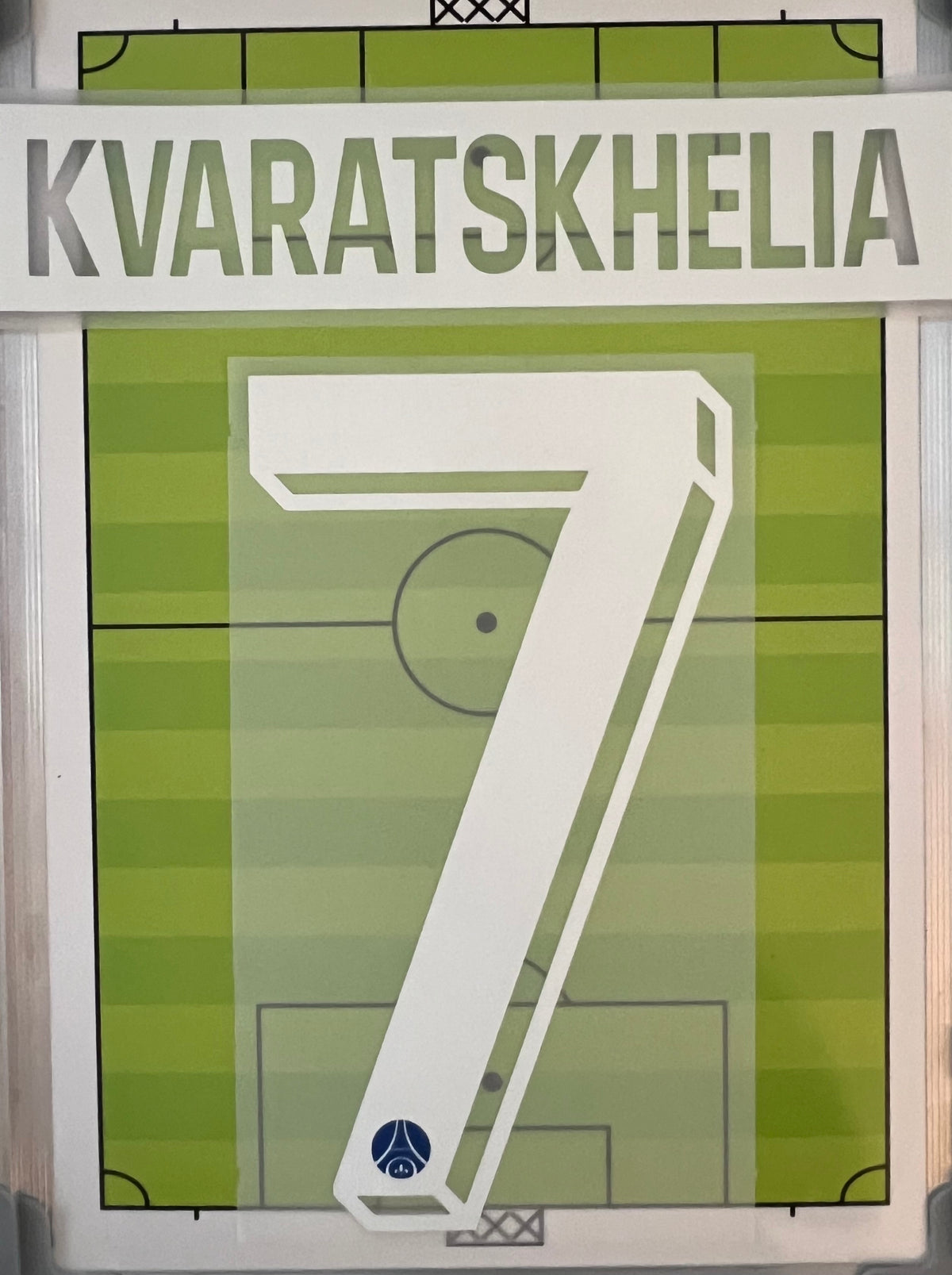 Flocage Nameset  Officiel Kvaratskhelia #7 Paris 2026/27 Home CUP Champions league (C1) PSG