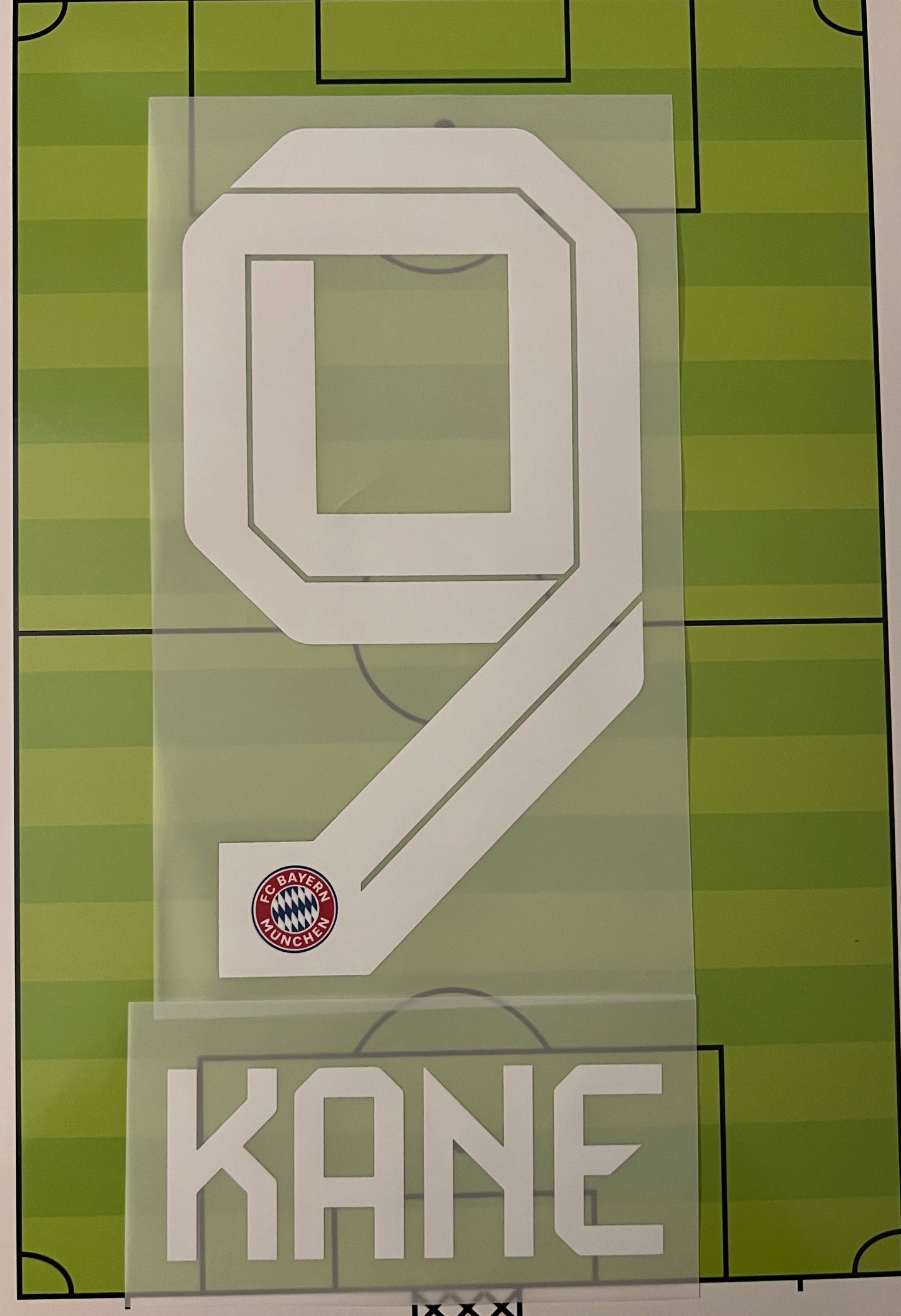 Flocage  Nameset Officiel  KANE  #9 Home Domicile  2025 2026 Bayern Munich