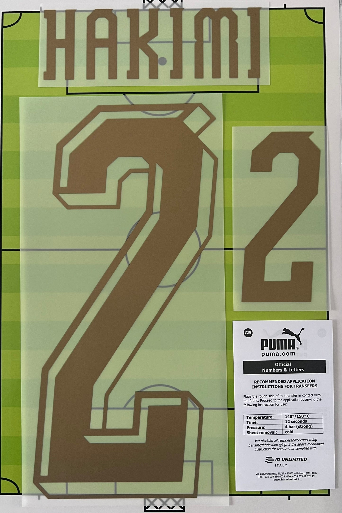 Flocage Nameset officiel Hakimi #2 home domicile  coupe du monde 2026 X world cup 2026