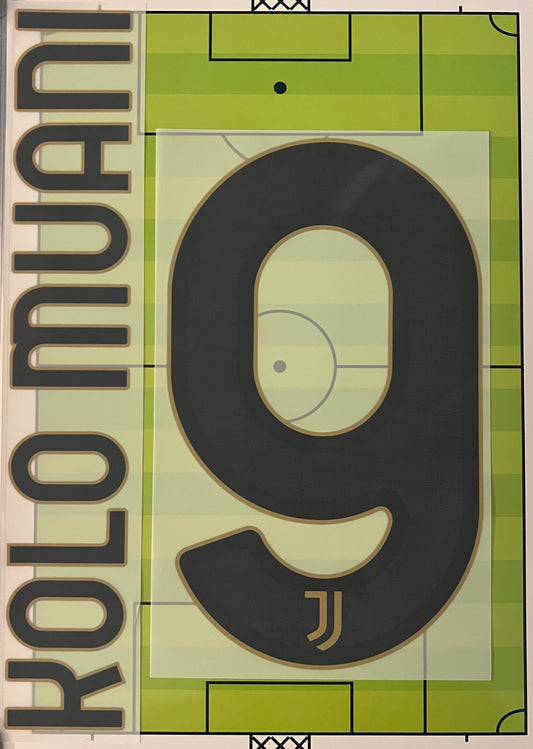 Flocage Nameset Officiel Kolo Muani #9 Juventus Domicile Home 2026/2027