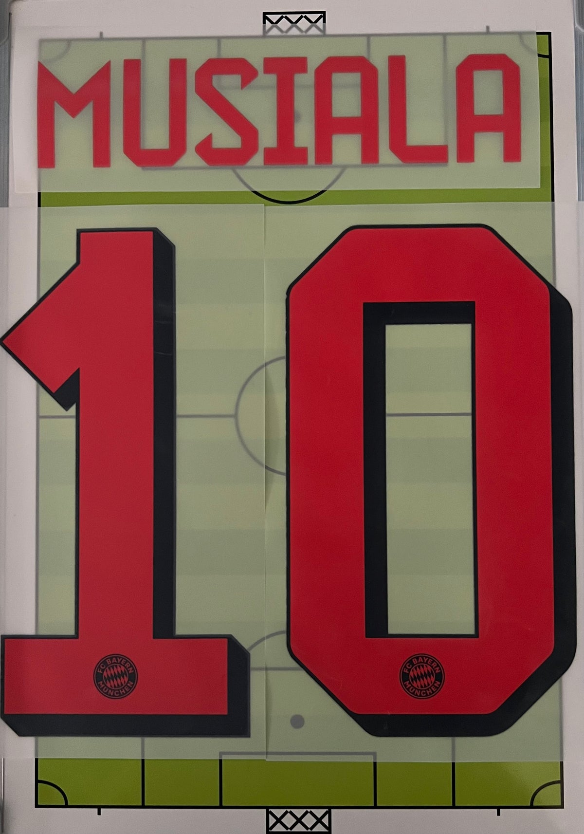 Flocage Nameset Officiel MUSIALA #10 Bayern Munich Third 2026/27 – Champions League