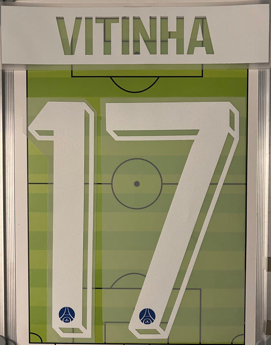 Flocage Nameset Officiel VITINHA  #17 Paris 2026/27 Home CUP Champions league (C1) PSG