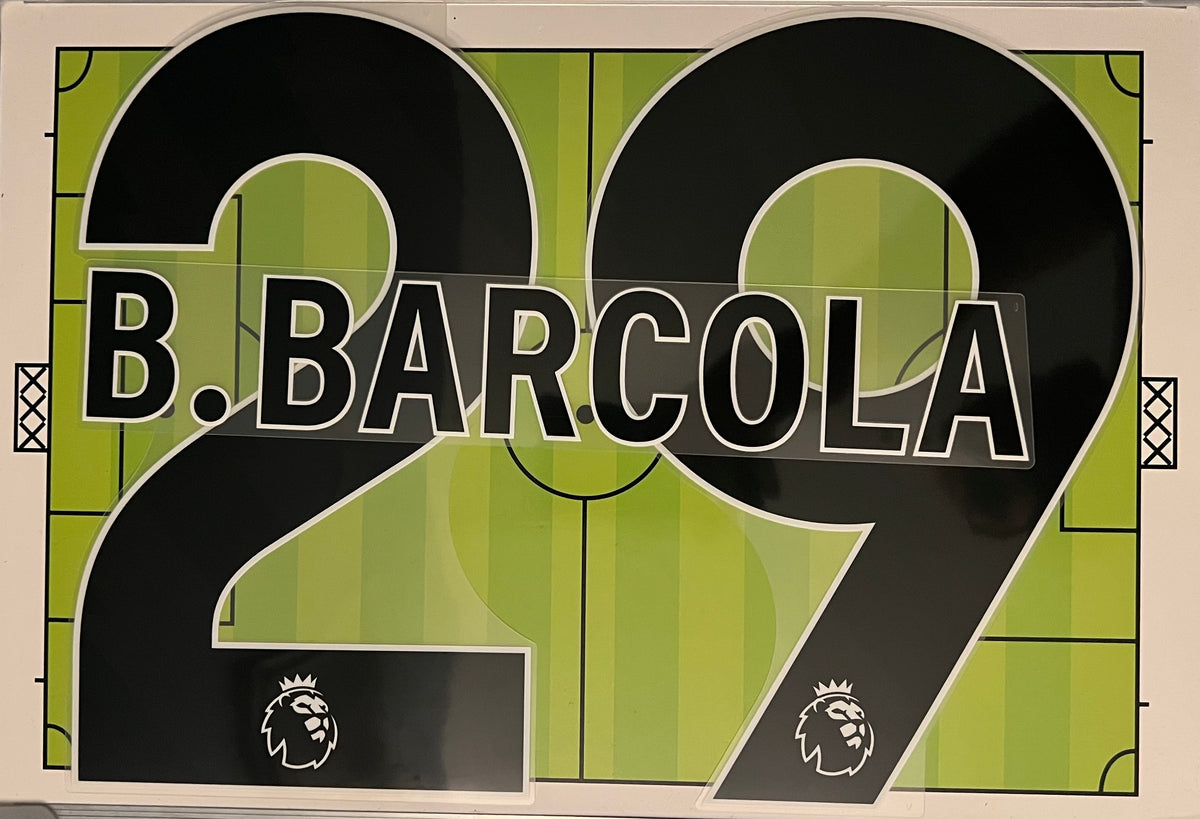 Flocage Nameset Officiel Bradley Barcola #29 Liverpool FC 2026/2027 Extérieur