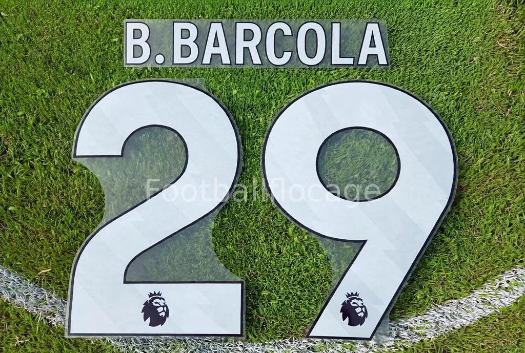 Flocage Nameset Officiel Bradley BARCOLA #29 Liverpool FC 2026 2027 Domicile Third